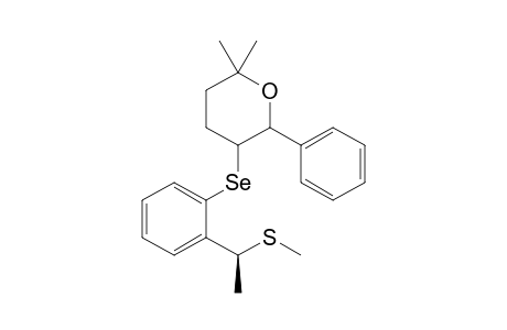 2,2-Dimethyl-5-({2-[(1S)-1-(methylthio)ethyl]phenyl}seleno)-6-phenyltetrahydro-2H-pyran