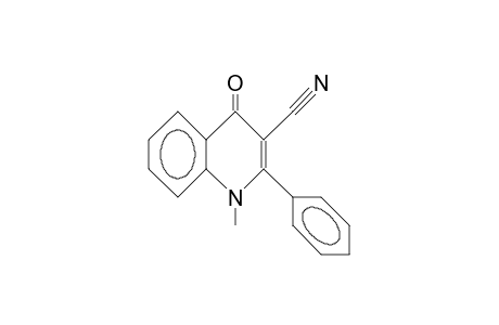 1,4-dihydro-1-methyl-4-oxo-2-phenyl-3-quinolinecarbonitrile