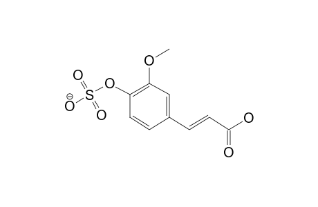 [4-[(E)-3-hydroxy-3-keto-prop-1-enyl]-2-methoxy-phenyl] sulfate