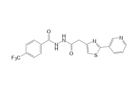 1-{[2-(3-PYRIDYL)-4-THIAZOLYL]ACETYL}-2-(alpha,alpha,alpha-TRIFLUORO-p-TOLUOYL)HYDRAZINE