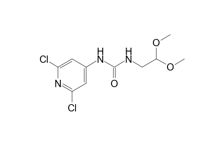 1-(2,6-dichloro-4-pyridyl)-3-(formylmethyl)urea, 3-(dimethylacetal)