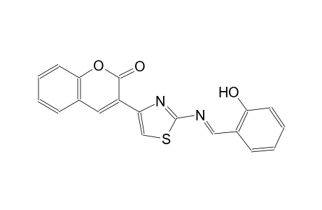 2-(2-Hydroxybenzylidene)amino-4-(2-chromon-3-yl)thiazole