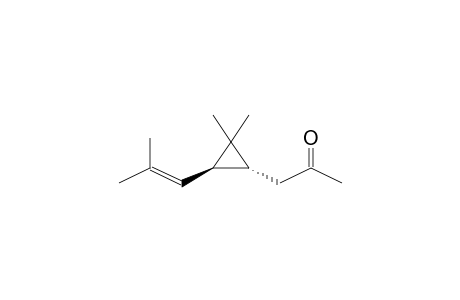 TRANS-2,2-DIMETHYL-3-(2-METHYL-1-PROPENYL)-1-ACETONYLCYCLOPROPANE