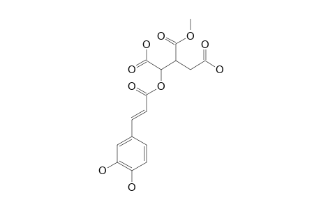 (E)-2-[3-(3,4-DIHYDROXYPHENYL)-PROP-2-ENYLOXY]-3-(METHOXYCARBONYL)-PENTANEDIOIC-ACID;2-O-CAFFEOYL-ISOCITRIC-ACID-6-METHYLESTER