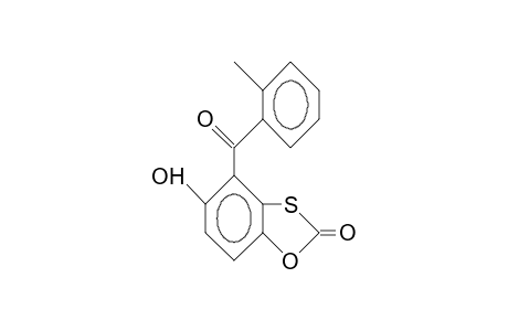 4-(ORTHO-TOLUOYL)-5-HYDROXY-1,3-BENZOXATHIOL-2-ONE