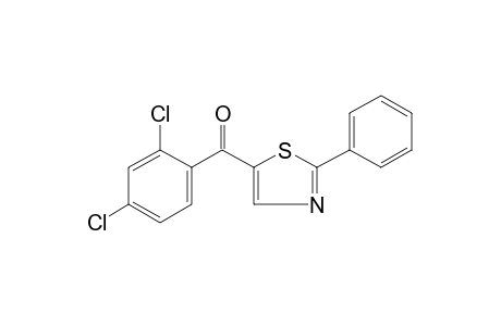 2,4-DICHLOROPHENYL 2-PHENYL-5-THIAZOLYL KETONE