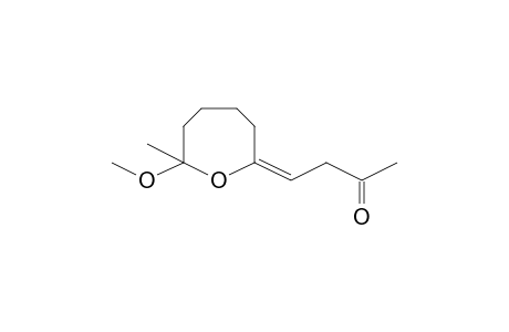 4-(7-Methoxy-7-methyloxepan-2-ylidene)butan-2-one