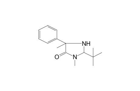 2-tert-Butyl-3,5-dimethyl-5-phenyl-4-imidazolidinone