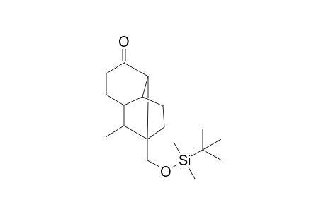 (1rs,2sr,6sr,7rs,8rs(-7-(tert-butyldimethylsilyloxy)methyl-6-methyltricyclo[4,4,0,0(2,8)]decan-3-one