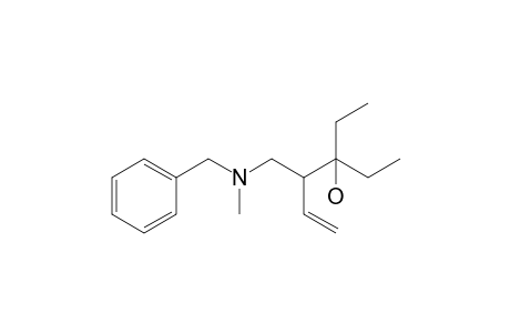 3-(N-Benzyl-N-methylamino)methyl-4-ethyl-1-hexen-4-ol