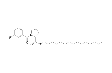 L-Proline, N-(3-fluorobenzoyl)-, pentadecyl ester