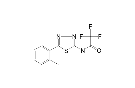 1,3,4-Thiadiazole, 2-trifluoroacetamido-5-(2-methylphenyl)-