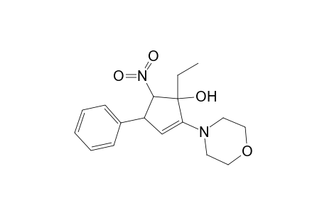 1-Ethyl-2-morpholino-5-nitro-4-phenylcyclopent-2-enol