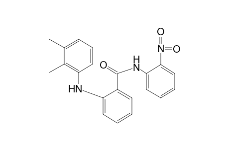 2'-nitro-2-(2,3-xylidino)benzanilide