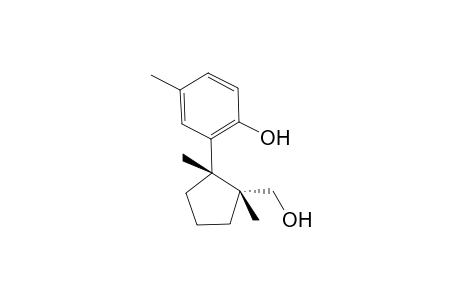 2-[(1S,2R)-1,2-dimethyl-2-methylol-cyclopentyl]-4-methyl-phenol