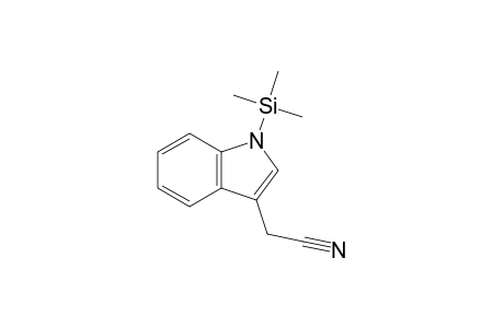 1H-Indole-3-acetonitrile, 1-(trimethylsilyl)-