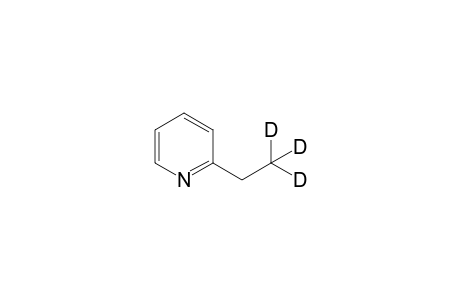 2-(.beta.,beta.,beta.-Trideuterioethyl)pyridine