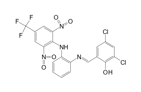 2,4-dichloro-6-{N-[o-(2,6-dinitro-a,a,a-trifluoro-p-toluidido)phenyl]formimidoyl}phenol