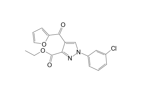 1-(3-Chlorophenyl)-4-(2-furoyl)pyrazole-3-carboxylic acid ethyl ester