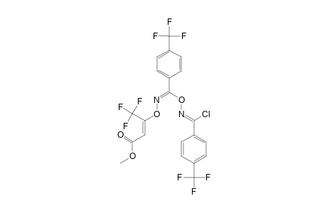 #9;METHYL-3-(((4-(TRIFLUOROMETHYL)-PHENYL)-(((4-(TRIFLUOROMETHYL)-PHENYL)-CHLOROMETHYLENE)-AMINO)-METHYLENE)-AMINO)-OXY-(4,4,4-TRIFLUORO)-BUTENOATE