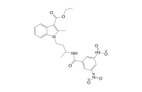 1-[3-(3,5-Dinitro-benzoylamino)-butyl]-2-methyl-1H-indole-3-carboxylic acid ethyl ester