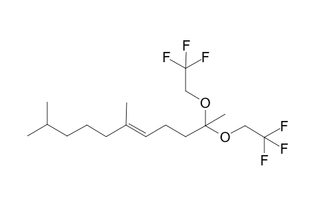 (E)-6,10-dimethyl-2,2-bis(2,2,2-trifluoroethoxy)undeca-5-ene