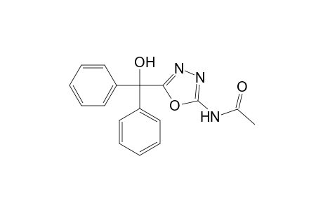 N-[5-(diphenylhydroxymethyl)-1,3,4-oxadiazol-2-yl]acetamide