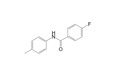 4-fluoro-N-(4-methylphenyl)benzamide
