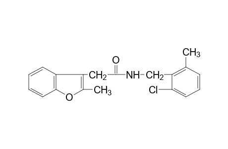 N-(2-chloro-6-methylbenzyl)-2-methyl-3-benzofuranacetamide