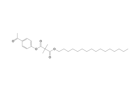 Dimethylmalonic acid, 4-acetylphenyl hexadecyl ester