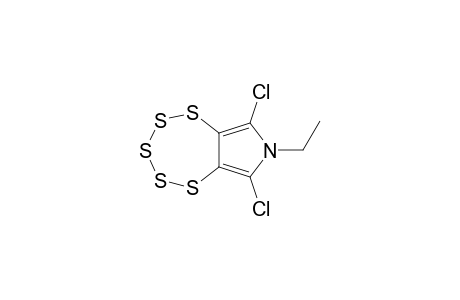 6,8-Dichloro-7-ethyl-7H-[1,2,3,4,5]pentathiepino[6,7-c]pyrrole