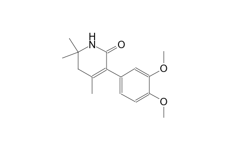 3-(3,4-dimethoxyphenyl)-4,6,6-trimethyl-5,6-dihydro-2(1H)-pyridinone