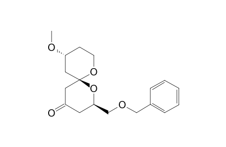 (2R,6R,10R)-2-((Benzyloxy)methyl)-10-methoxy-1,7-dioxaspiro[5.5]undecan-4-one