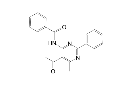 N-(5-acetyl-6-methyl-2-phenyl-4-pyrimidinyl)benzamide