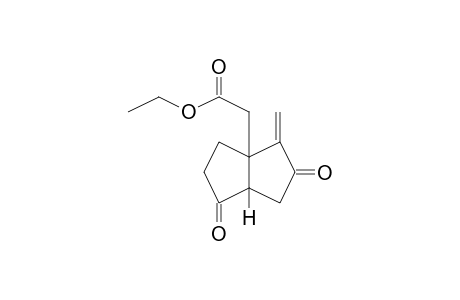 Bicyclo[3.3.0]octane-3,6-dione, 1-(ethoxycarbonylmethyl)-2-methylene-