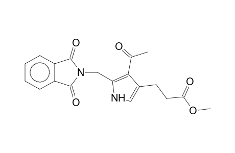 Phthalimide, N-[3-acetyl-4-(3-methoxy-3-oxopropyl)(1H)pyrrol-2-ylmethyl]-