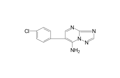 7-AMINO-6-(p-CHLOROPHENYL)-s-TRIAZOLO[1,5-a]PYRIMIDINE