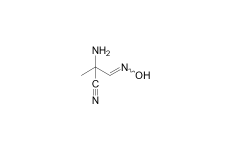 2-amino-2-cyanopropionaldehyde, oxime