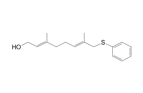 3,7-Dimethyl-8-(phenylthio)octa-2,6-dien-1-ol