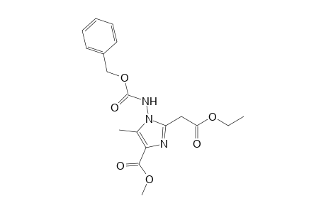 Methyl 1-{[(benzyloxy)carbonyl]amino}-2-(2-ethoxy-2-oxoethyl)-5-methyl-1H-imidazole-4-carboxylate