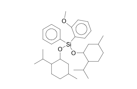 SILANE, (2-METHOXYPHENYL)BIS[[5-METHYL-2-(1-METHYLETHYL)CYCLOHEXYL]OXY]PHENYL-, [1alpha(1R*,2R*,5R*),2beta,5alpha]-