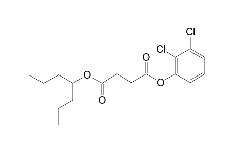 Succinic acid, 2,3-dichlorophenyl 4-heptyl ester