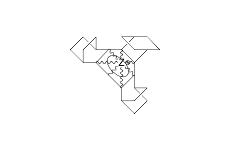 1,2-3,4-6,6-Tris(bicyclo(2.2.2)octeno)-tropylium cation