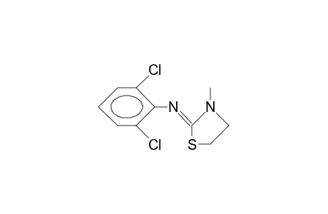 2-[(2,6-DICHLOROPHENYL)IMINO]-3-METHYLTHIAZOLIDINE