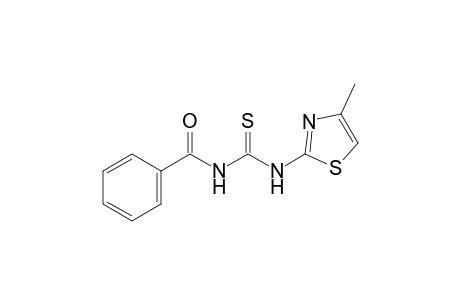 1-benzoyl-3-(4-methyl-2-thiazolyl)-2-thiourea