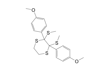 2,3-bis(4'-Methoxyphenyl)bis(methylthio)-1,4-dithiane