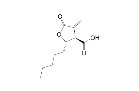 (2S,3R)-2-amyl-5-keto-4-methylene-tetrahydrofuran-3-carboxylic acid