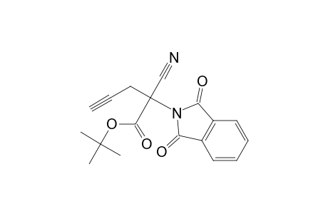 2H-Isoindole-2-acetic acid, .alpha.-cyano-1,3-dihydro-1,3-dioxo-.alpha.-2-propynyl-, 1,1-dimethylethyl ester, (.+-.)-