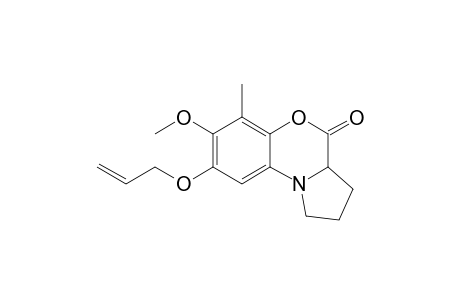 8-(Allyloxy)-6-methyl-7-methoxy-1,2,3,3a-tetrahydro-4H-pyrrolo[2,1-c][1,4]benzoxazin-4-one