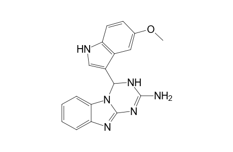 4-(5-Methoxy-1H-indol-3-yl)-3,4-dihydro[1,3,5]triazino[1,2-a]benzimidazol-2-amine